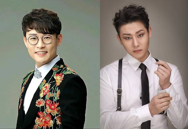 ‘트롯신2’ 출연 당시 강문경(왼쪽), 신곡으로 컴백하는 강문경.