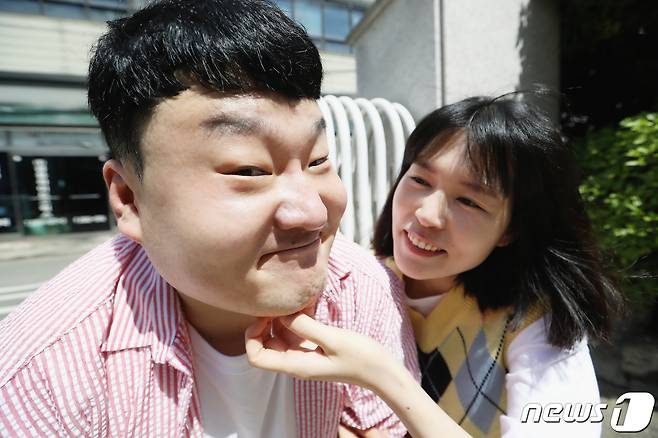 개그맨 부부 배정근 김단하 (오른쪽) © News1 권현진 기자