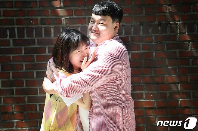 개그맨 부부 배정근 김단하(왼쪽) © News1 권현진 기자