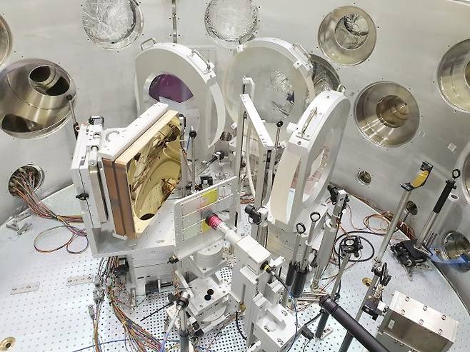 기초과학연구원 초강력 레이저과학 연구단은 세계 최고 세기 레이저 기록을 새로 세웠다. IBS 제공