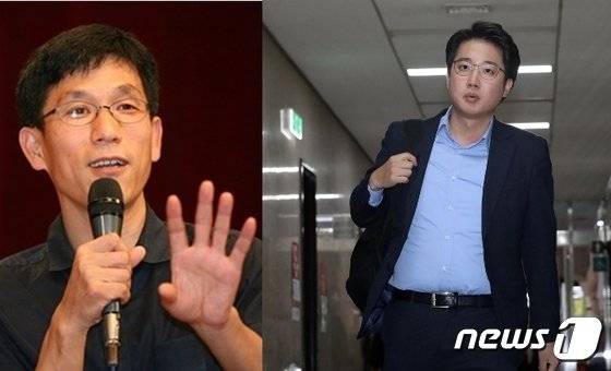 진중권 전 동양대 교수(왼쪽)과 이준석 전 국민의힘 최고위원 / 사진= 뉴스1