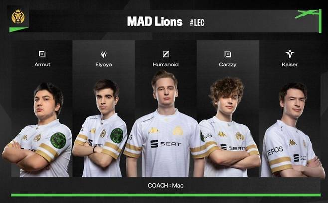 매드 라이온스(사진=MSI 중계 화면 캡처).