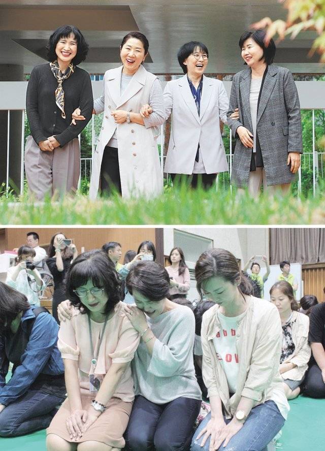 지난달 28일 서울 강서구의 특수학교인 ‘서진학교’에서 장애아를 위한 학교를 세우기 위해 7년간 쉼 없이 달려온 네 엄마를
만났다. 이들은 2017년 특수학교 설립을 호소하며 다른 엄마들과 함께 무릎을 꿇었다. 홍진환 기자
jean@donga.com·웰페어뉴스 제공