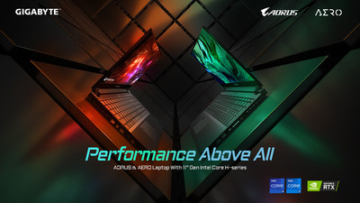 Performance Above All -- GIGABYTE Released New Laptops with Intel's 11th-gen High-performance Processors