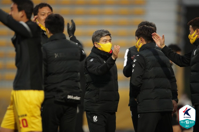 김호영 광주FC 감독. 제공 | 한국프로축구연맹