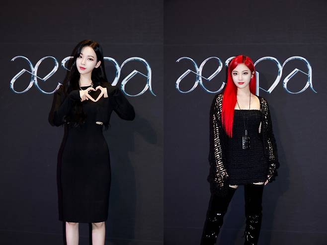 카리나와 닝닝.