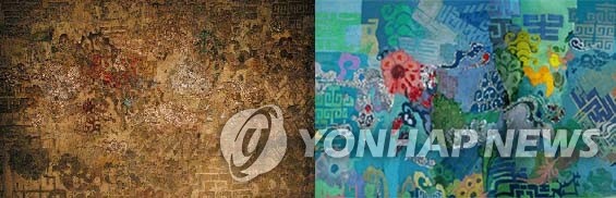 2017년까지 사용했던 국립극장 해오름극장 무대막 [연합뉴스 자료사진. 재판매 및 DB 금지]