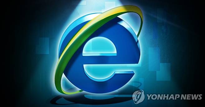 웹브라우저 인터넷 익스플로러(IE) (PG) [장현경 제작] 일러스트