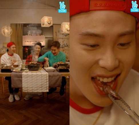 출처: V앱 같이먹어요 캡쳐