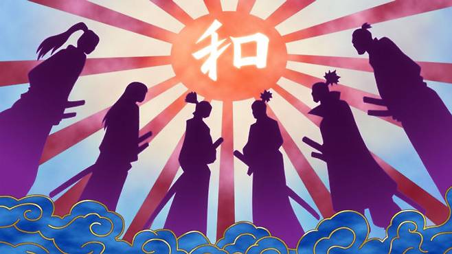 출처: 애니메이션 <원피스>에 등장한 욱일기 문양. 사진 ⓒ 토에이 애니메이션