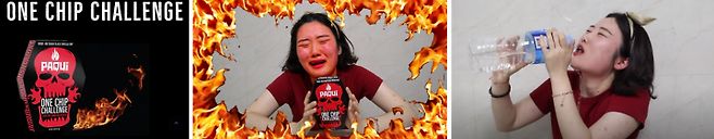 출처: 파쿼칩스 샵 캡처, 이라이라경 유튜브 영상 캡처