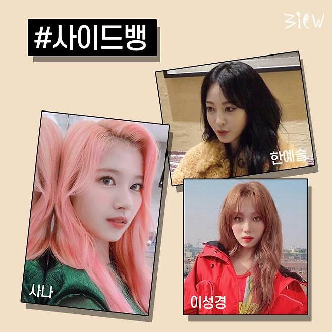 출처: 트와이스, 한예슬, 이성경 인스타그램