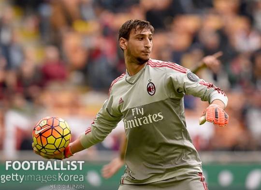 잔루이지 돈나룸마(AC밀란). 게티이미지코리아