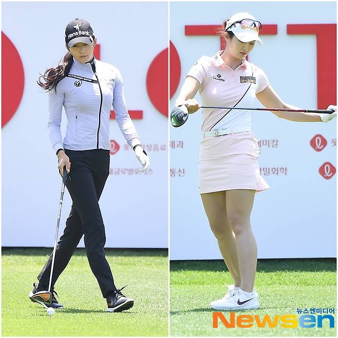 정지유-이세희, 필드에서 더욱 빛나는 자체발광 꽃미모