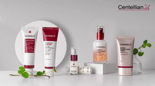 동국제약 `센텔리안24`의 화장품들. [사진 제공 = 동국제약]