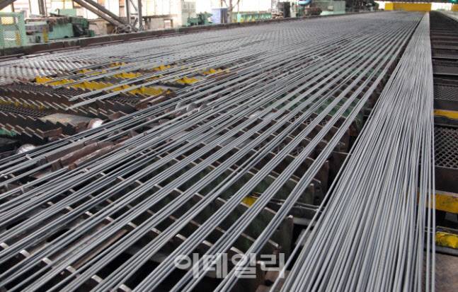 국내 한 제강사의 철근 제품. (사진=이데일리DB)