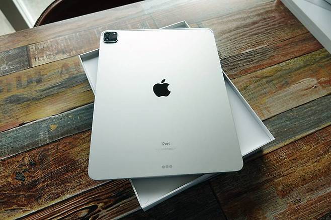 아이패드 프로 5세대의 후면