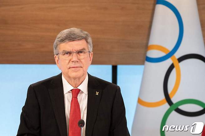 토마스 바흐 국제올림픽위원회 위원장. © AFP=뉴스1
