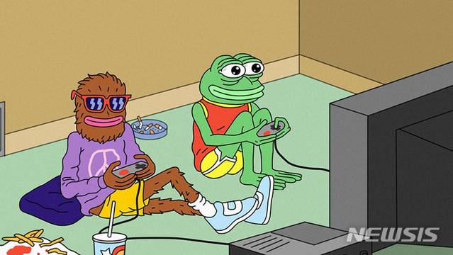 [서울=뉴시스] '밈 전쟁: 개구리 페페 구하기' 스틸. (사진=Visit Films 제공) 2021.06.11 photo@newsis.com
