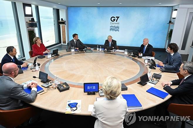 G7 정상회의 [AFP=연합뉴스]