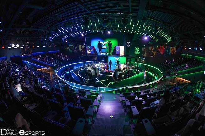 아프리카 프릭스와 프레딧 브리온의 LCK 2021 서머 1라운드 경기 현장.