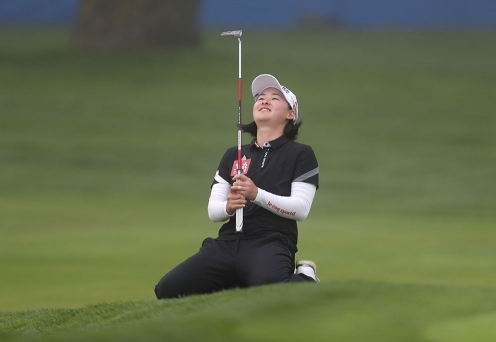 2021년 미국여자프로골프(LPGA) 투어 메디힐 챔피언십에서 우승 경쟁한 끝에 2위로 마친 리민. 사진제공=Getty Images