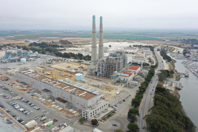 미국 발전사 Vistra가 미국 캘리포니아주 몬트레이 카운티 모스랜딩(Moss Landing) 지역에 가동 중인 모스랜딩 발전소 전경/사진 제공=LG