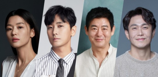 드라마 '지리산'의 주연을 맡은 전지현, 주지훈, 성동일, 오정세 /사진=tvN 제공