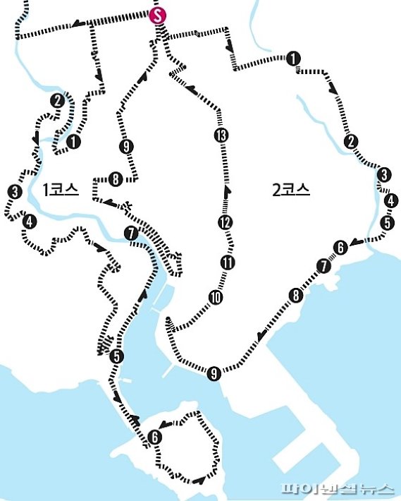 서귀포시 하영올레 2코스 지도