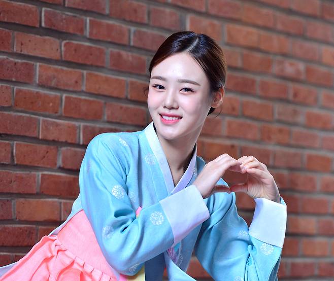 Kim Min-seol, winner of this year’s Miss Chunhyang beauty pageant (Park Hyun-koo/The Korea Herald)