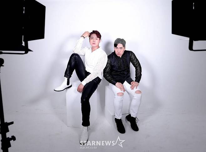 다비쳐를 결성한 김원효, 이상훈/사진=김창현 기자 chmt@