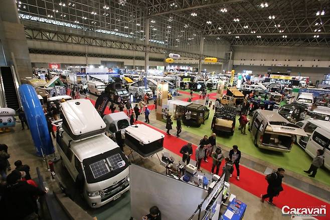 2019 일본 캠핑카쇼 전시장 모습