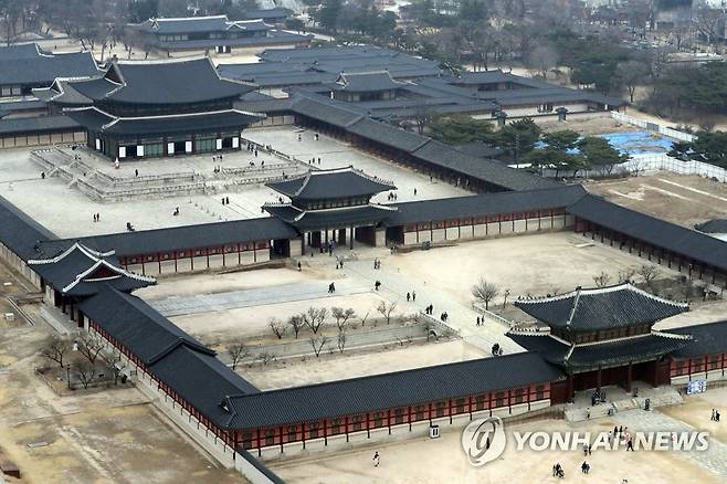 경복궁 근정전 주변 풍경 [연합뉴스 자료사진. 재판매 및 DB 금지]