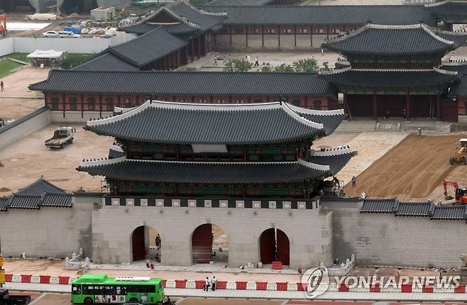 2010년 8월 13일 광화문 모습 [연합뉴스 자료사진. 재판매 및 DB 금지]