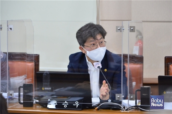 서울시의회 추승우 더불어민주당 의원이 서울시의회 추승우 더불어민주당 의원이 오세훈 서울시장의 자가검사키트 사업에 비판의 목소리를 높였다. ⓒ서울시의회