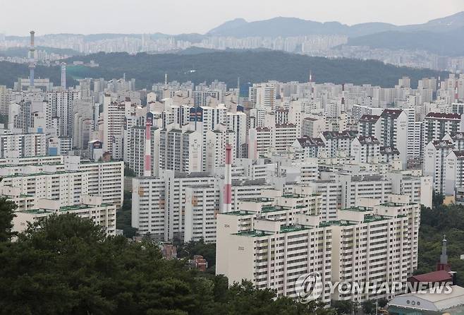 서울 노원구 일대 아파트 단지 [연합뉴스 자료사진]
