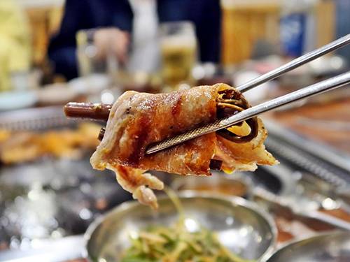 이서림 생대패오겹살 쌈