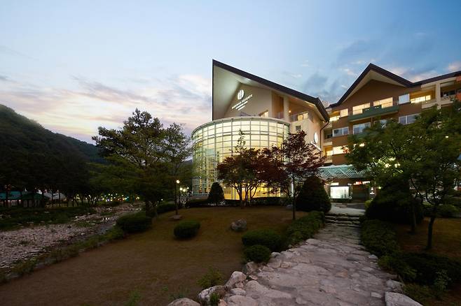 한화리조트 산정호수 안시 전경. / 사진제공=한화호텔앤드리조트