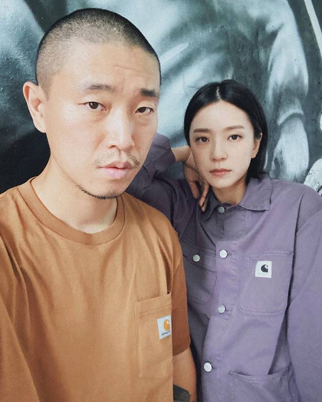 ▲ 개리(왼쪽)와 아내. 출처ㅣ개리 SNS