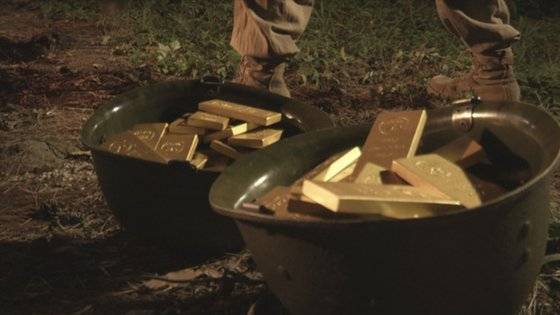 6.25 전쟁 당시 금괴가 탈취 당했던 상황을 재연한 방송 화면. JTBC 영상 캡처