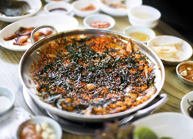 곰장어 볶음밥 [사진/성연재 기자]