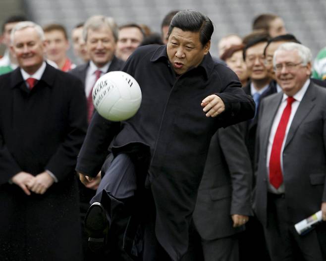 평소 축구를 매우 좋아하는 것으로 알려져 있는 시진핑 중국 국가 주석