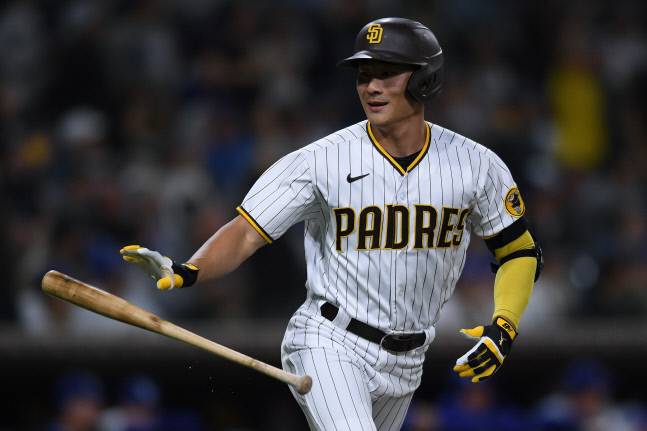 샌디에이고 파드레스 김하성은 타율뿐 아니라 OPS도 매우 낮다. OPS+는 리그 평균 이하다. USA TODAY Sports|연합뉴스