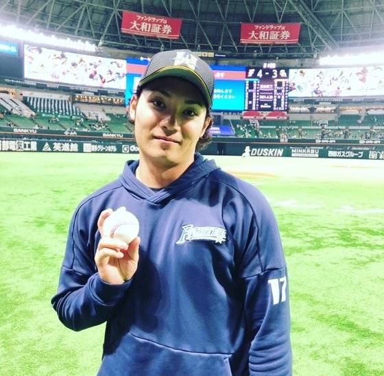 닛폰햄 이토 히로미. 사진=닛폰햄 파이터즈 SNS 캡처