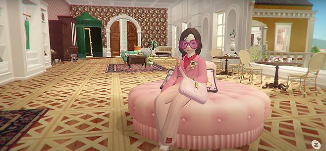 구찌 가옥 내부 모습_사진제공=네이버 제페토 공식 유튜브