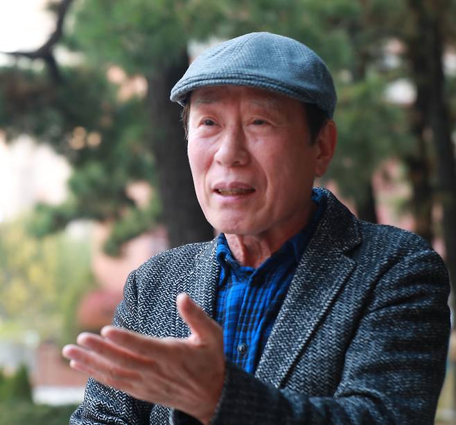 2020년 12월7일 심지연 경남대 명예교수가 본지를 찾아 인터뷰하고 있다. /이태경기자