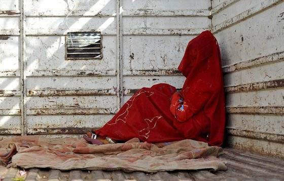 지난 2011년 결혼식을 올린 한 인도 소녀의 모습.[AP=연합뉴스]