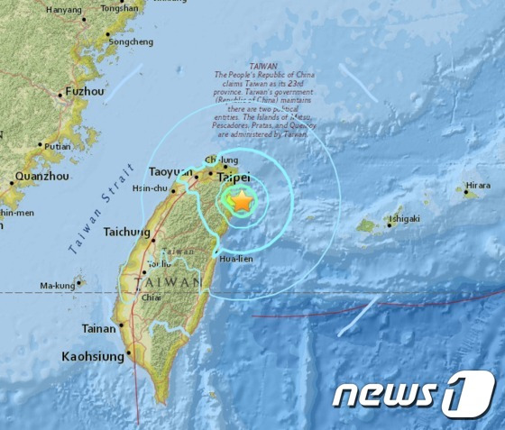 (미국 지질조사국(USGS)). © News1