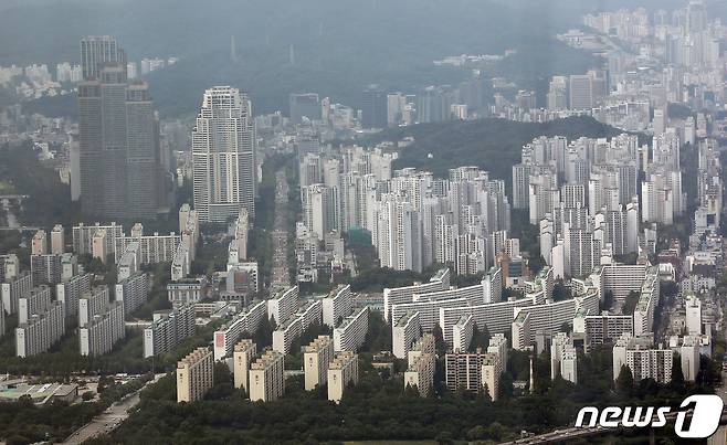 은마아파트를 비롯한 강남구 아파트 모습. 2021.6.23/뉴스1 © News1 박세연 기자