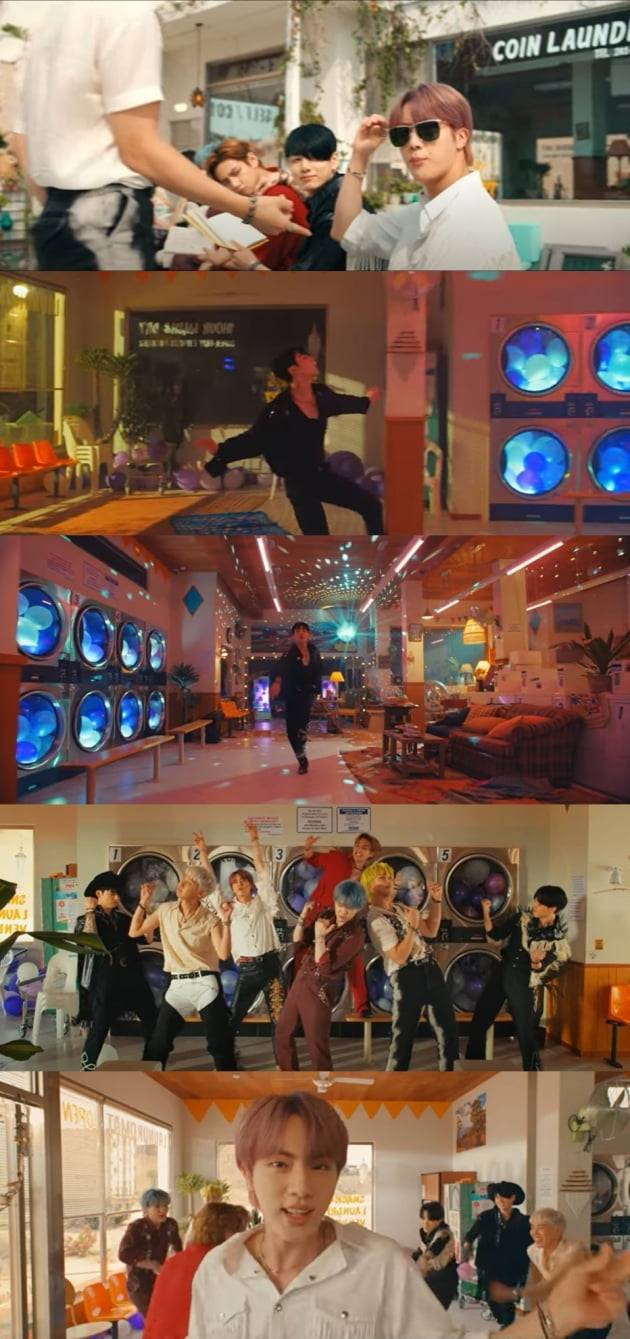 방탄소년단 'Permission to Dance' 뮤직비디오 캡처